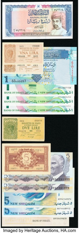 World (Israel, Italy, Turkey and more) Group Lot of 54 Examples Very Fine-Crisp ...
