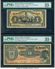 Mexico Banco de Guanajuato; Banco de Jalisco 1; 10 Pesos 3.1913; 26.3.1914 Pick S287a; S321c Two Examples PMG Very Fine 25; Choice Very Fine 35 Net. P...