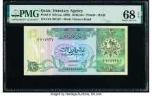 Qatar Qatar Monetary Agency 10 Riyals ND (ca. 1980) Pick 9 PMG Superb Gem Unc 68 EPQ. 

HID09801242017

© 2020 Heritage Auctions | All Rights Reserve