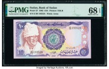 Sudan Bank of Sudan 10 Pounds 1983 Pick 27 PMG Superb Gem Unc 68 EPQ. 

HID09801242017

© 2020 Heritage Auctions | All Rights Reserve