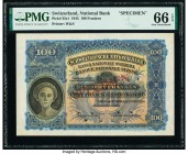 Switzerland National Bank 100 Franken 15.3.1945 Pick 35s1 Specimen PMG Gem Uncirculated 66 EPQ. 

HID09801242017

© 2020 Heritage Auctions | All Right...