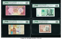 World Group Lot of 11 PMG Graded Examples PMG Superb Gem Unc 67 EPQ (3); Gem Uncirculated 66 EPQ (3); Gem Uncirculated 65 EPQ (2); Choice Uncirculated...