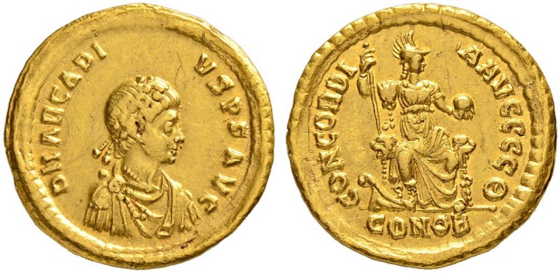 COINAGE OF THE EASTERN ROMAN EMPIRE
ARCADIUS, 383-408
Mint of Constantinopolis...
