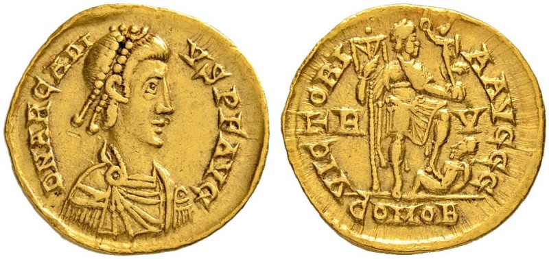 COINAGE OF THE EASTERN ROMAN EMPIRE
ARCADIUS, 383-408
Mint of Ravenna
Solidus...
