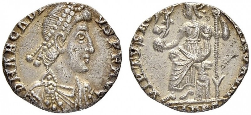 COINAGE OF THE EASTERN ROMAN EMPIRE
ARCADIUS, 383-408
Mint of Mediolanum
Sili...