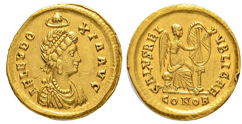 COINAGE OF THE EASTERN ROMAN EMPIRE
AELIA EUDOXIA, WIFE OF ARCADIUS, 400-404
M...