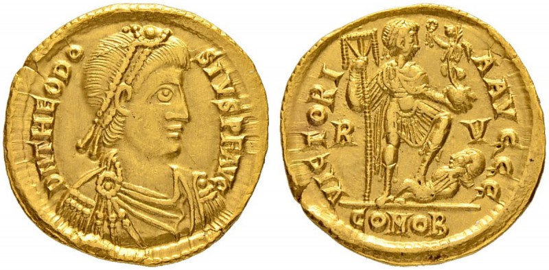 COINAGE OF THE EASTERN ROMAN EMPIRE
THEODOSIUS II, 408-450
Mint of Ravenna
So...