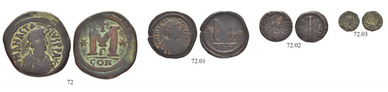 THE BYZANTINE EMPIRE
ANASTASIUS I, 491-518
Mint of Constantinopolis
Pre-refor...