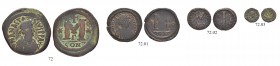 THE BYZANTINE EMPIRE
ANASTASIUS I, 491-518
Mint of Constantinopolis
Pre-reform copper coinage. Ae-Nummus 491-498. Sear 13. Post-reform copper coina...