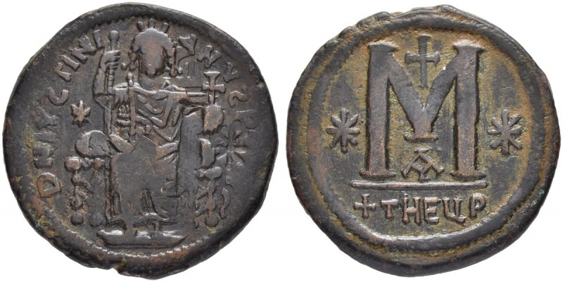 THE BYZANTINE EMPIRE
JUSTINIANUS I, 527-565
Mint of Cyzicus
Ae-Follis 531/532...