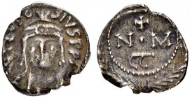 THE BYZANTINE EMPIRE
THEODOSIUS, SON OF MAURITIUS TIBERIUS, 590-602
Mint of Carthage
200 Nummi 590-602. Obv. DN TEODO – SIVS PP A Facing bus wearin...