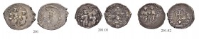 THE BYZANTINE EMPIRE
HERACLIUS, 610-641, WITH HERACLIUS CONSTANTINUS
Mint of Constantinopolis
Hexagram. Sear 795, 798, 799. DOC 61, 64, 65. MIB 134...