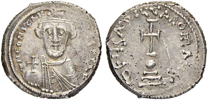 THE BYZANTINE EMPIRE
CONSTANS II, 641-668
Mint of Constantinopolis
Hexagram 6...