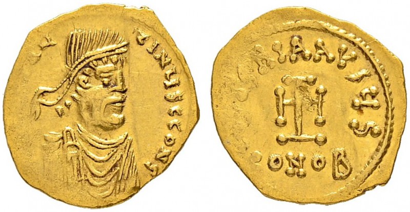THE BYZANTINE EMPIRE
CONSTANTINUS IV POGONATUS, 668-685
Mint of Constantinopol...