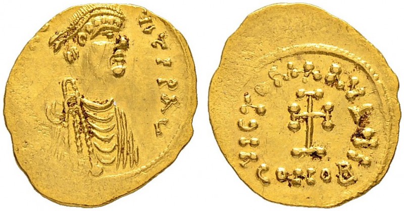 THE BYZANTINE EMPIRE
CONSTANTINUS IV POGONATUS, 668-685
Mint of Constantinopol...