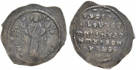 THE BYZANTINE EMPIRE
CONSTANTINUS X, 1059-1067
Mint of Constantinopolis
2/3 Miliaresion 1059-1067. Obv. +QKE ROHQ, the nimbate Virgin Mary, orans, ...