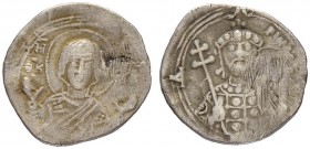 THE BYZANTINE EMPIRE
ROMANUS IV DIOGENES, 1068-1071
WITH EUDOCIA, MICHAEL VII, CONSTANTIUS AND ANDRONICUS
Mint of Constantinopolis
1/3 Miliaresion...