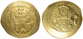 THE BYZANTINE EMPIRE
MICHAEL VII DUCAS, 1071-1078
Mint of Constantinopolis
Histamenon 1071-1078. Obv. Christ, nimbate, enthroned facing, raising r....