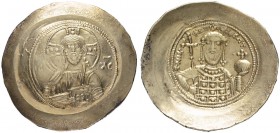 THE BYZANTINE EMPIRE
NICEPHORUS III BOTANIATES, 1078-1081
Mint of Constantinopolis
Electron-Histamenon 1078-1081. Obv. Facing bust of Christ, nimba...