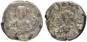 THE BYZANTINE EMPIRE
ALEXIUS I COMNENUS, 1081-1118, Pre-Reform Coinage
Mint of Constantinopolis
Silver tetarteron 1081-1092. Obv. Facing bust of Ch...