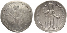 THE BYZANTINE EMPIRE
ALEXIUS I COMNENUS, 1081-1118, Pre-Reform Coinage
Mint of Constantinopolis
Miliaresion 1081-1092. Obv: + ΘKE ROHΘEI TW CW ΔOVΛ...