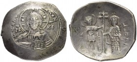 THE BYZANTINE EMPIRE
ALEXIUS I COMNENUS, 1081-1118, Pre-Reform Coinage
Mint of Thessalonica
Silver Histamenon 1081-1092.ддддддObv: + KЄ RO AΛЄZIω /...