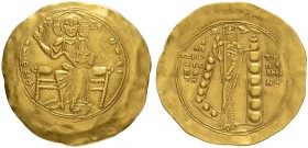 THE BYZANTINE EMPIRE
ALEXIUS I COMNENUS, 1081-1118, Post-Reform Coinage
Mint of Constantinopolis
Hyperpyron 1092/93-1118. Obv. +KERO – HΘEI Christ,...