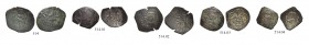 LATIN RULERS OF CONSTANTINOPOLIS
BALDWIN II OF COURTENAY, 1240-1261
Mint of Constantinopolis
Lot of 5 imitative bronze trachys. Sear 2036, 2038, 20...