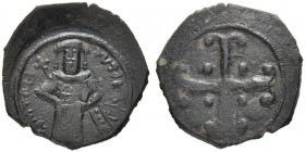 THE RESTORED BYZANTINE EMPIRE
ANDRONICUS III PALEOLOGUS, 1328-1341
Mint of Constantinopolis
Assarion 1334-1335. Floriated cross quartered with pell...
