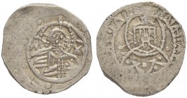 THE RESTORED BYZANTINE EMPIRE
JOHN VIII PALEOLOGUS, 1423-1448
Mint of Constantinopolis
Silver-1/4 Hyperpyron (half stavraton). Obv. Bust of Christ ...