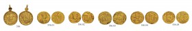 IMITATIONS FROM THE BORDERLANDS OF THE BYZANTINE EMPIRE
AGE OF MIGRATION
Interesting group of 6 gold coins of barbarian style. Imitations of Leo I, ...