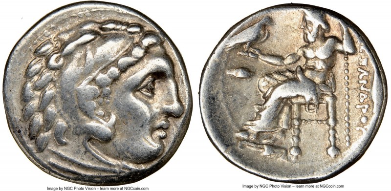 MACEDONIAN KINGDOM. Alexander III the Great (336-323 BC). AR drachm (17mm, 12h)....