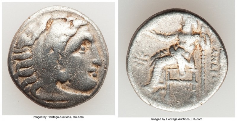 MACEDONIAN KINGDOM. Alexander III the Great (336-323 BC). AR drachm (18mm, 4.13 ...