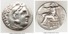 MACEDONIAN KINGDOM. Alexander III the Great (336-323 BC). AR drachm (18mm, 4.20 gm, 12h). VF. Posthumous issue of Abydus, ca. 310-301 BC. Head of Hera...