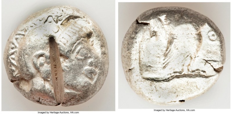 ATTICA. Athens. Ca. 510/500-480 BC. AR tetradrachm (22mm, 17.17 gm, 12h). Fine, ...