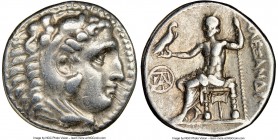 IONIA. Miletus. Ca. early 3rd century BC. AR drachm (17mm, 11h). NGC Choice VF. Posthumous issue of Miletus, in the names and types of Alexander III t...