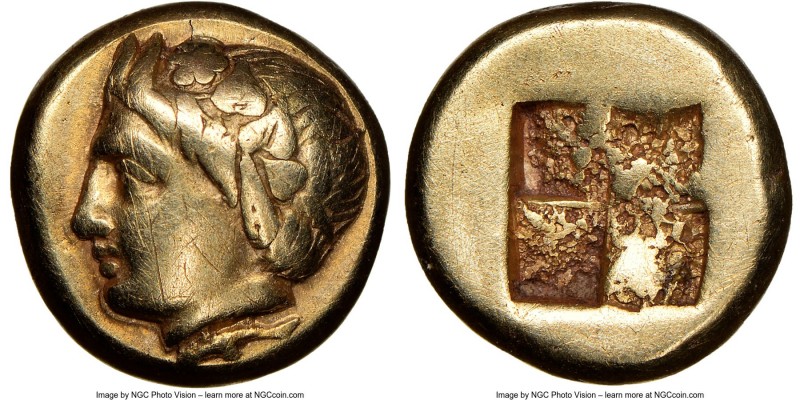 IONIA. Phocaea. Ca. 387-326 BC. EL sixth-stater or hecte (10mm, 2.50 gm). NGC VF...