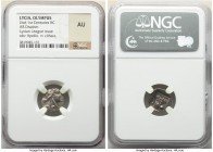 LYCIAN LEAGUE. Olympus. Ca. 88-84 BC. AR drachm (13mm, 1h). NGC AU. Series 2. Laureate bust of Apollo right, hair falling in two ringlets; bow and qui...