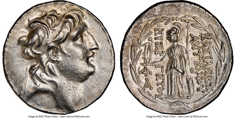 SELEUCID KINGDOM. Antiochus VII Euergetes (Sidetes) (138-129 BC). AR tetradrachm...