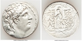 SELEUCID KINGDOM. Antiochus VII Euergetes (Sidetes) (138-129 BC). AR tetradrachm (28mm, 16.90 gm, 12h). Choice XF, brushed. Antioch on the Orontes. Di...