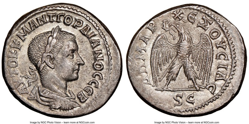 SYRIA. Antioch. Gordian III (AD 238-244). BI tetradrachm (26mm, 11.83 gm, 11h). ...