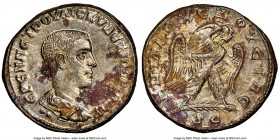 SYRIA. Antioch. Herennius Etruscus, as Caesar (AD 251). BI tetradrachm (26mm, 12.13 gm, 12h). NGC MS 5/5 - 3/5. 2nd officina, AD 250-251. ЄPЄNN ЄTPOY ...