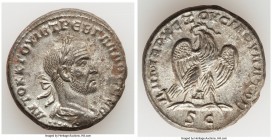 SYRIA. Antioch. Trebonianus Gallus (AD 251-253). BI tetradrachm (26mm, 11.22 gm, 5h). Choice XF. 4th officina. AYTOK K Γ OYIB TPЄB ΓAΛΛOC CЄB, laureat...