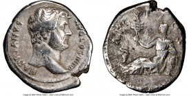 Hadrian (AD 117-138). AR denarius (18mm, 7h). NGC Choice Fine. Rome, AD 134-138. HADRIANVS-AVG COS III P P, bare head of Hadrian right / AEGYPTOS, Egy...