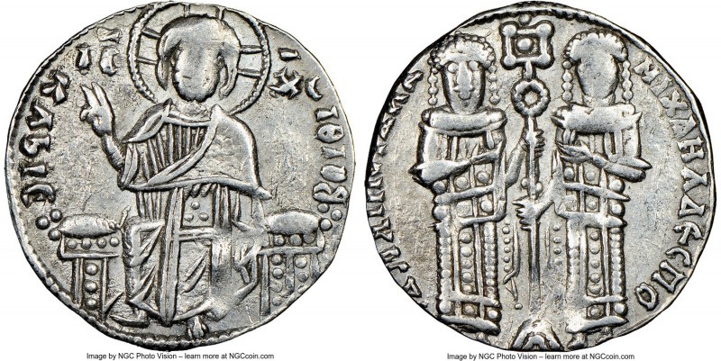 Andronicus II Palaeologus and Michael IX (AD 1294-1320). Anonymous Issue. AR bas...