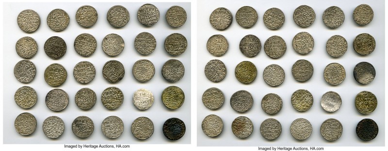 Seljuqs of Rum 30-Piece Lot of Uncertified Dirhams XF, Includes 30 coins of Kayk...