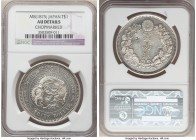 Meiji Trade Dollar Year 8 (1875) AU Details (Chopmarked) NGC, KM-Y14. Three year type, reflective surfaces. 

HID09801242017

© 2020 Heritage Auct...