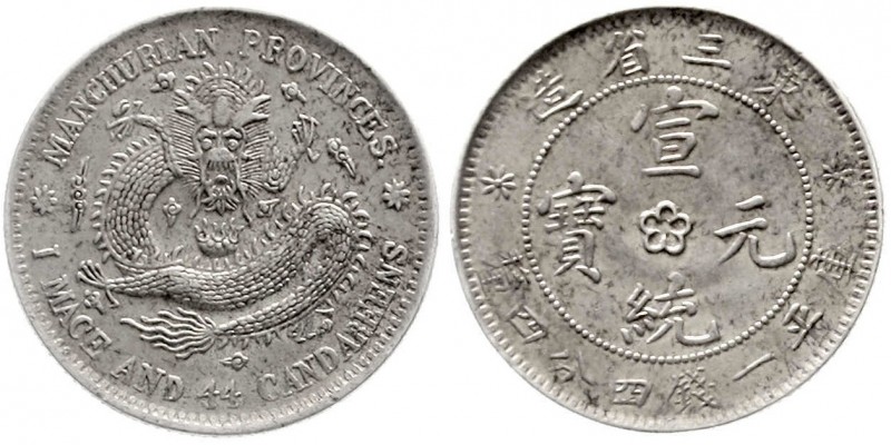 CHINA und Südostasien, China, Qing-Dynastie. Pu Yi (Xuan Tong), 1908-1911
20 Cen...