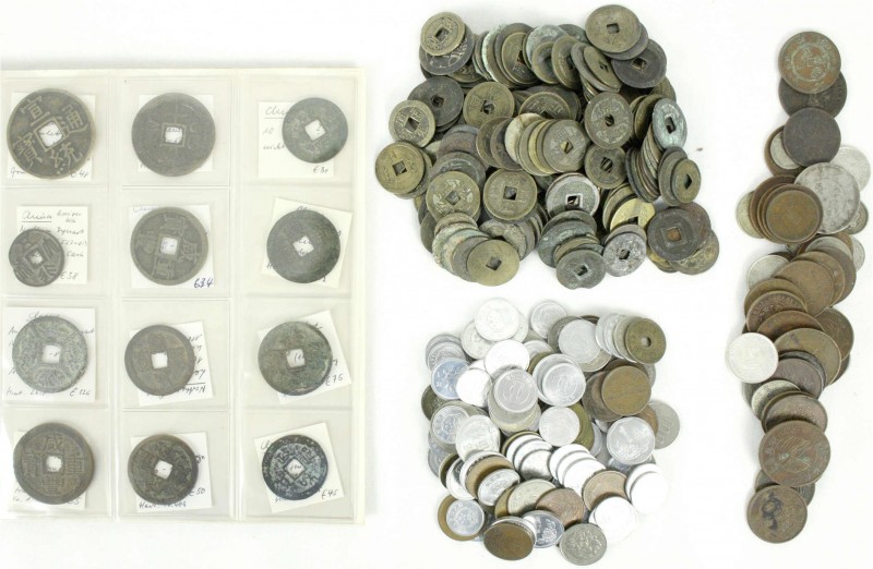 CHINA und Südostasien, China, Lots bis 1949
Posten von ca. 200 Cashmünzen, sowie...