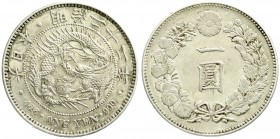CHINA und Südostasien, Japan, Mutsuhito (Meiji), 1867-1912
Yen Jahr 22 = 1889. vorzüglich